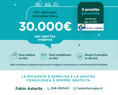 Convenzione Agos per UIL 2022