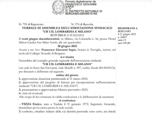 230621 - UIL Milano Lombardia - verbale di assemblea