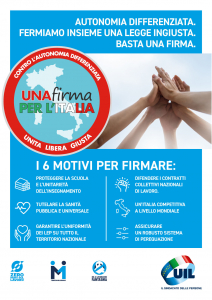Volantino Referendum Autonomia Differenziata