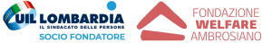 Loghi Uil Lombardia Fondazione Welfare Ambrosiano