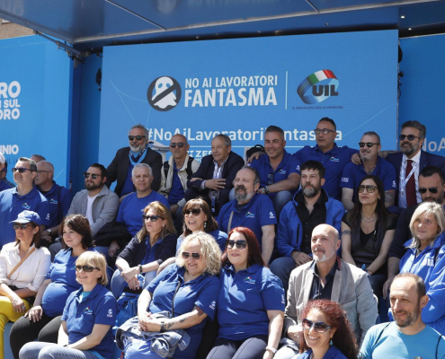 Carovana Uil 2025 - palco
